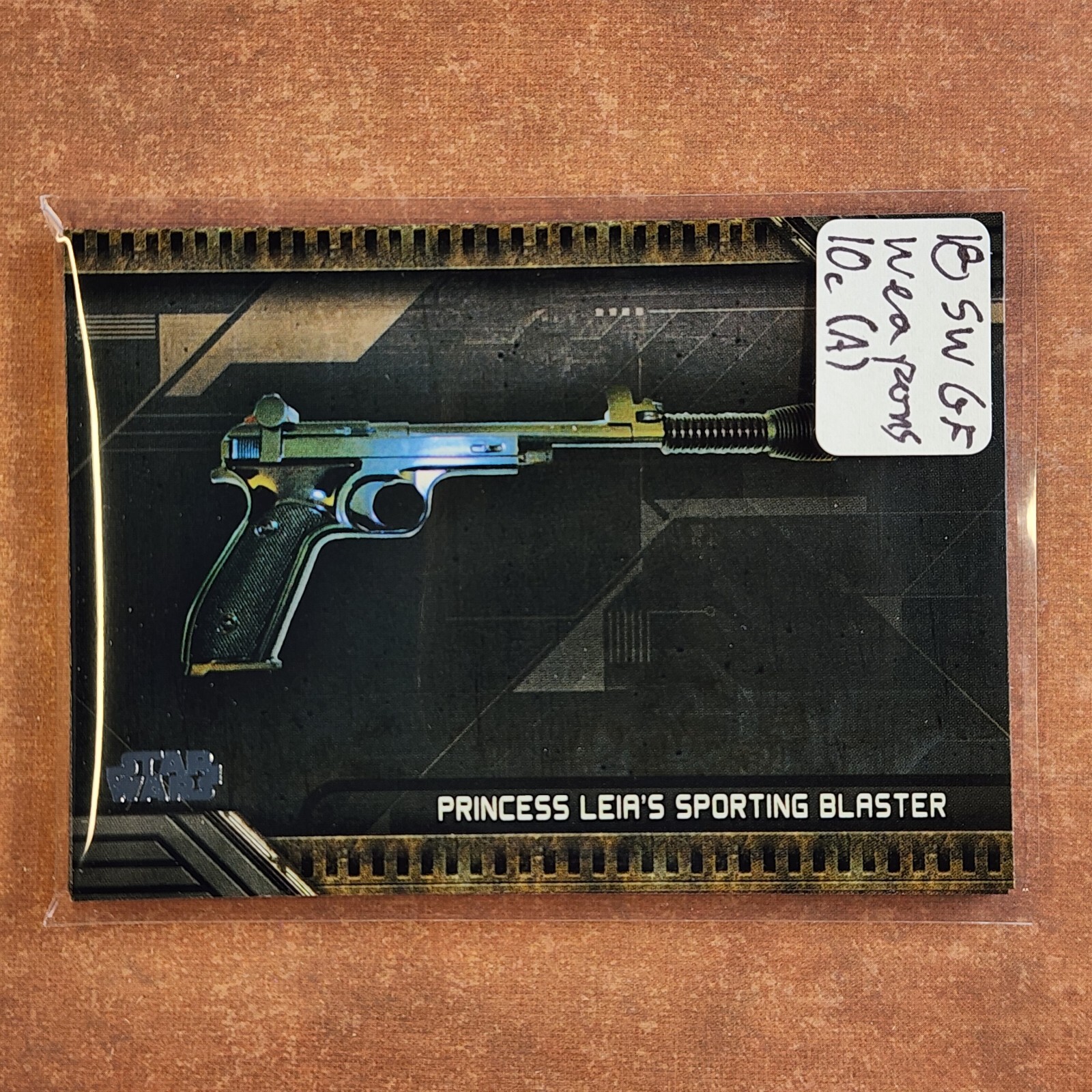 4-02-08 . 2018 star wars galactic files WEAPONS SET #W-1 to W-10 (A)