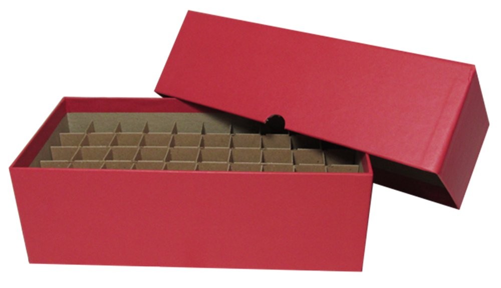 Coin Roll Box for 50 Rolls or Tubes of Cents (1) Single Box, 0.01 Cent (Red)