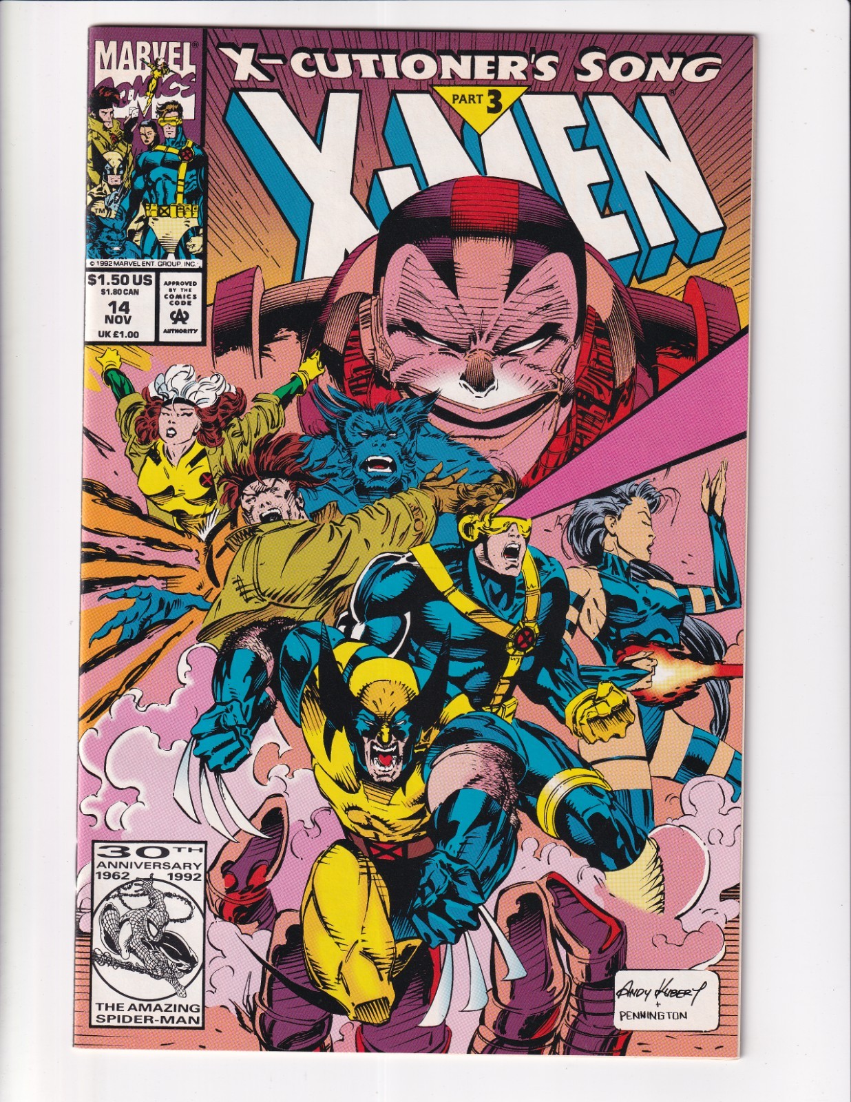 X-MEN 14 VF/NM MARVEL COMICS BOOK (1992) $6.99 FLAT SHIPPING!