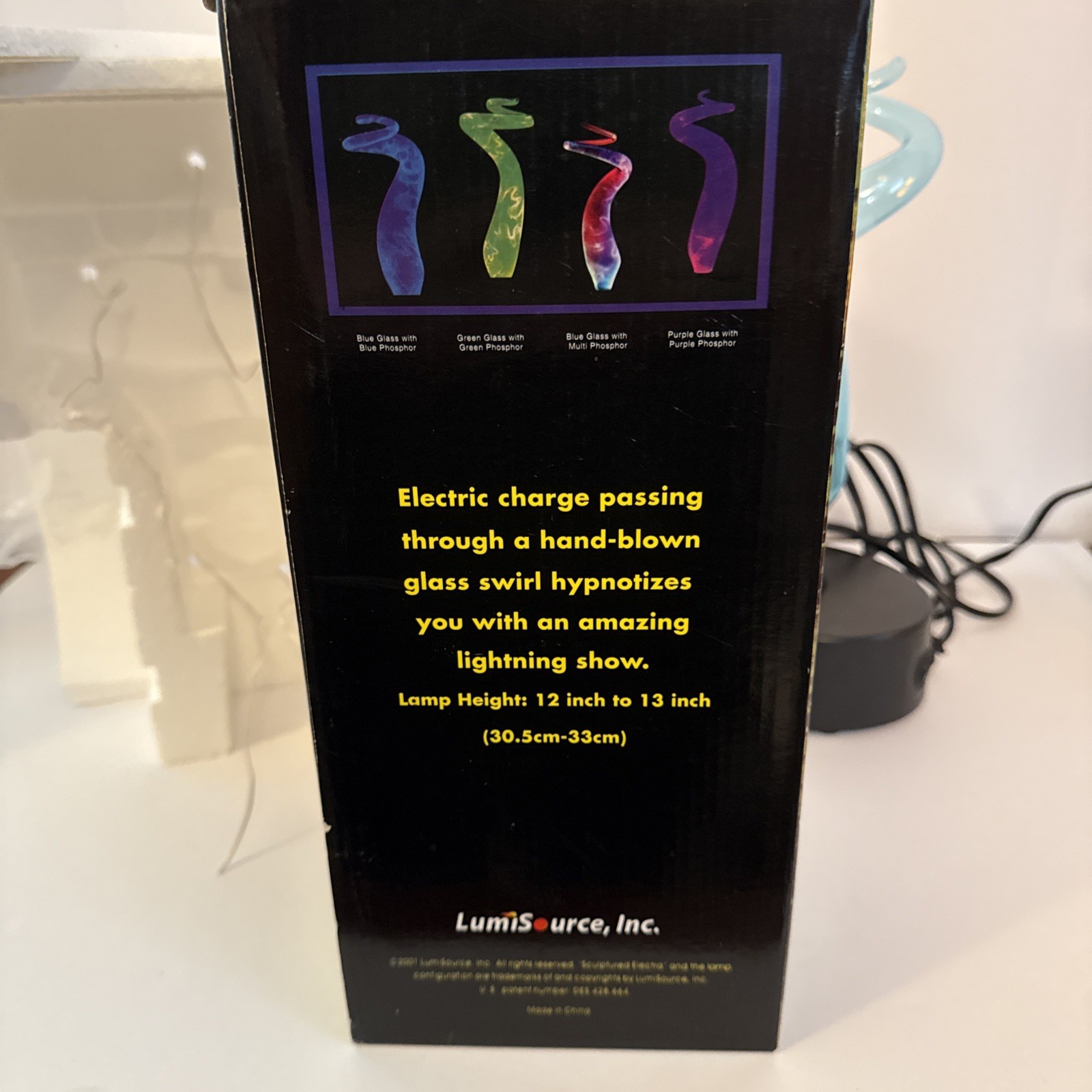 LumiSource Sculptured Electra Mini Lamp-Sculptured-NOS-HTF-RARE-New condition