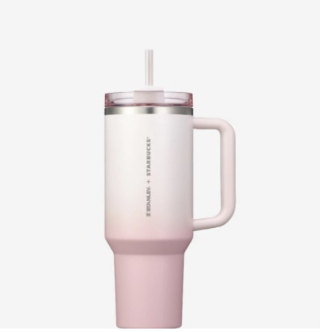 Starbucks * SS Stanley Pink Quencher Tumbler 1183ml-Korea