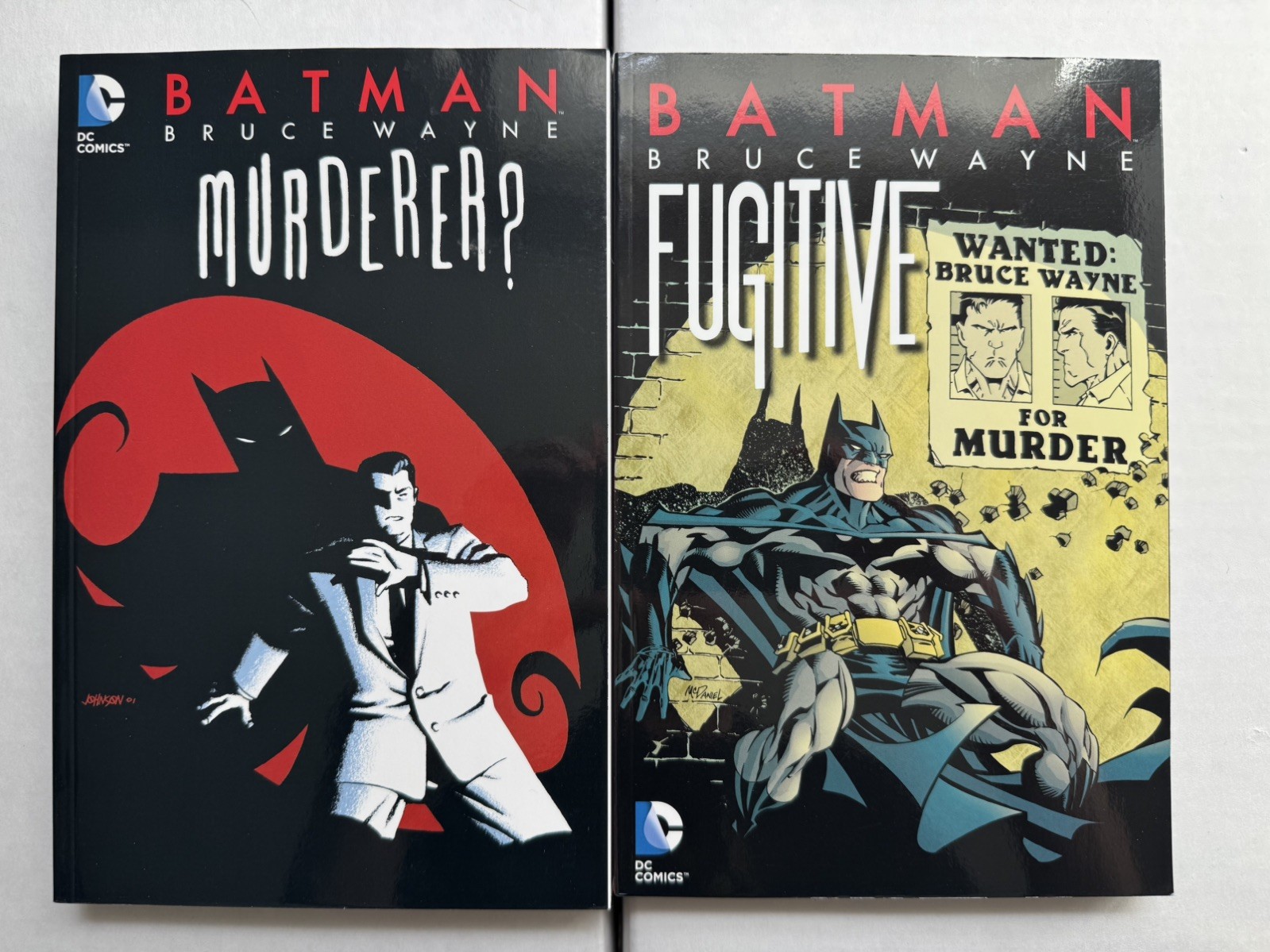 Batman Bruce Wayne Murderer Fugitive TPB Lot DC Greg Rucka Ed Brubaker OOP