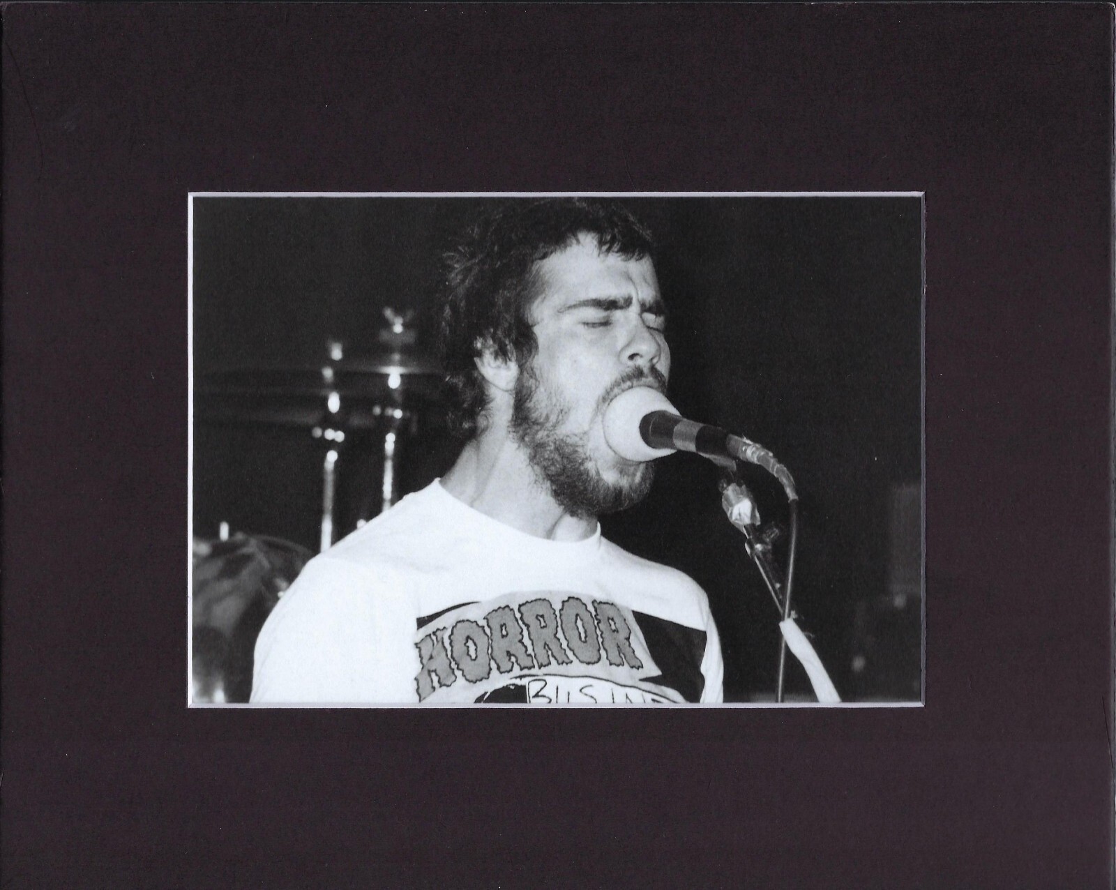 8X10″ Matted Print Photo Picture Punk Band: Black Flag, Henry Rollins, 1982