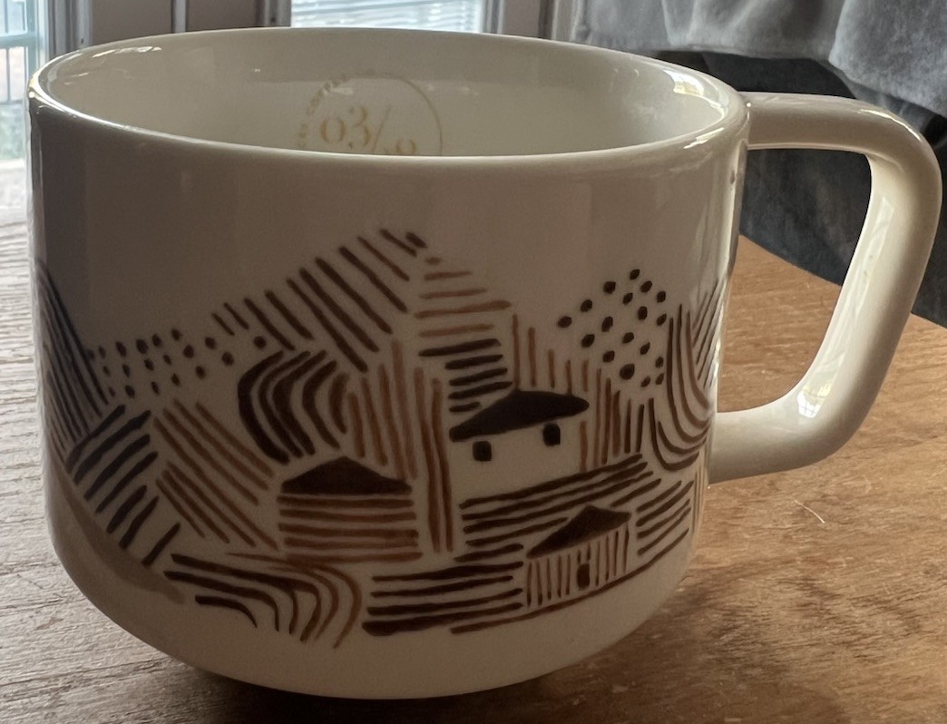 Starbucks 12oz Artisan Series 03/08 Mug Cup A Story of Farmers 2014
