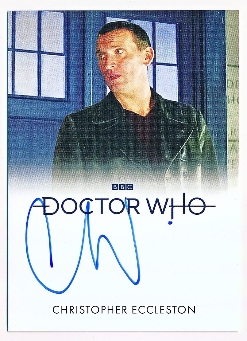 Doctor Who Season 1-4 Christopher Eccleston Full Bleed Autograph Auto SP #NNO