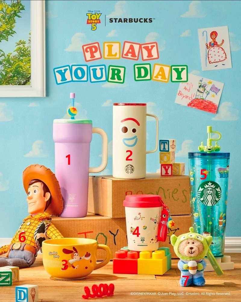 Starbucks Korea x Toy Story 5 MD Buzz Woody Tumbler Cup Option 2026 MD