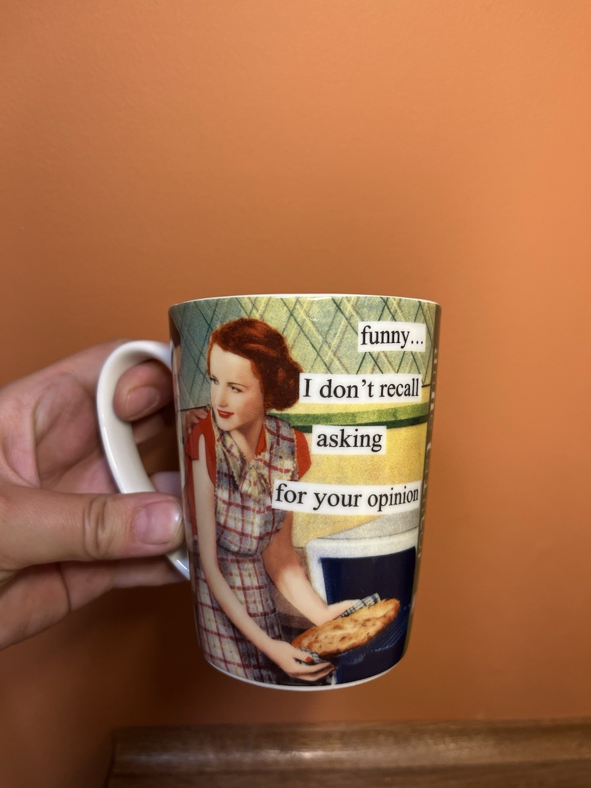 Kitschy Cute Anne Taintor Vintage Inspired Mug Sassy Joke Coffee Cup Ladies Fun