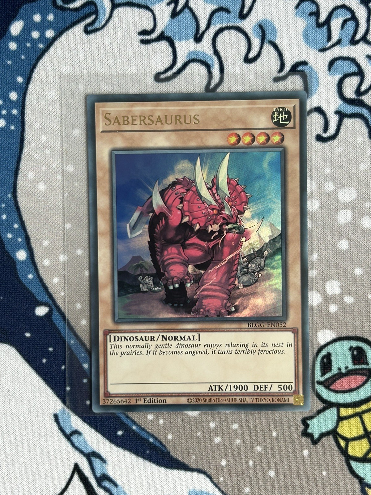 Sabersaurus BLGG-EN052 Yu-Gi-Oh Battles of Legend: Glorious Gallery