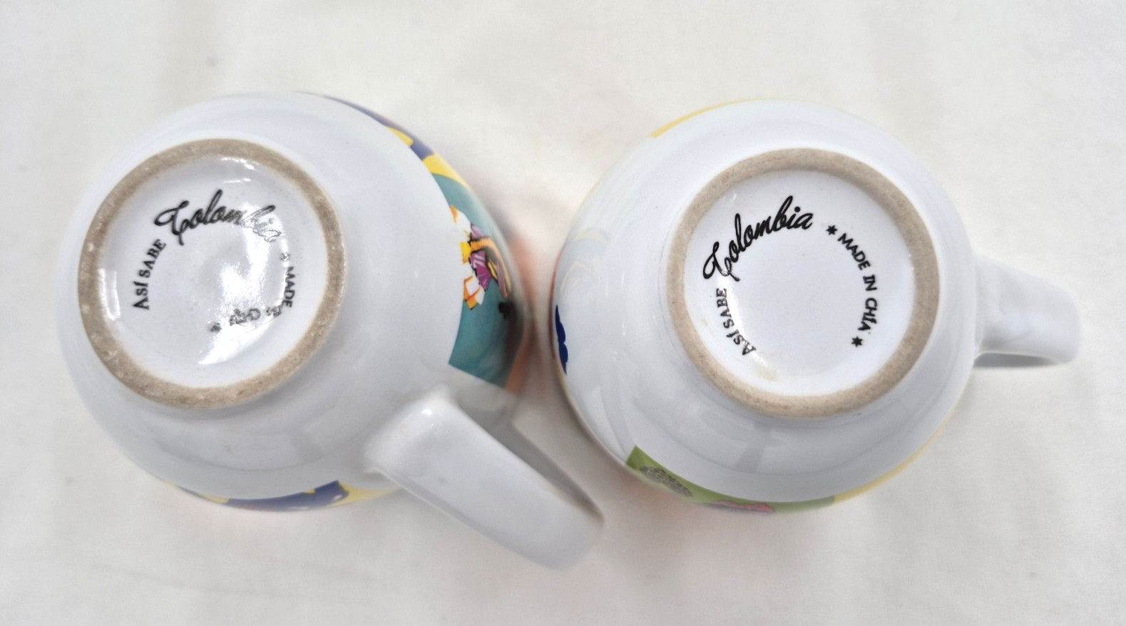 Asi Sabe Colombia – Graffiti Pop Art Coffee Mug – Set of 2
