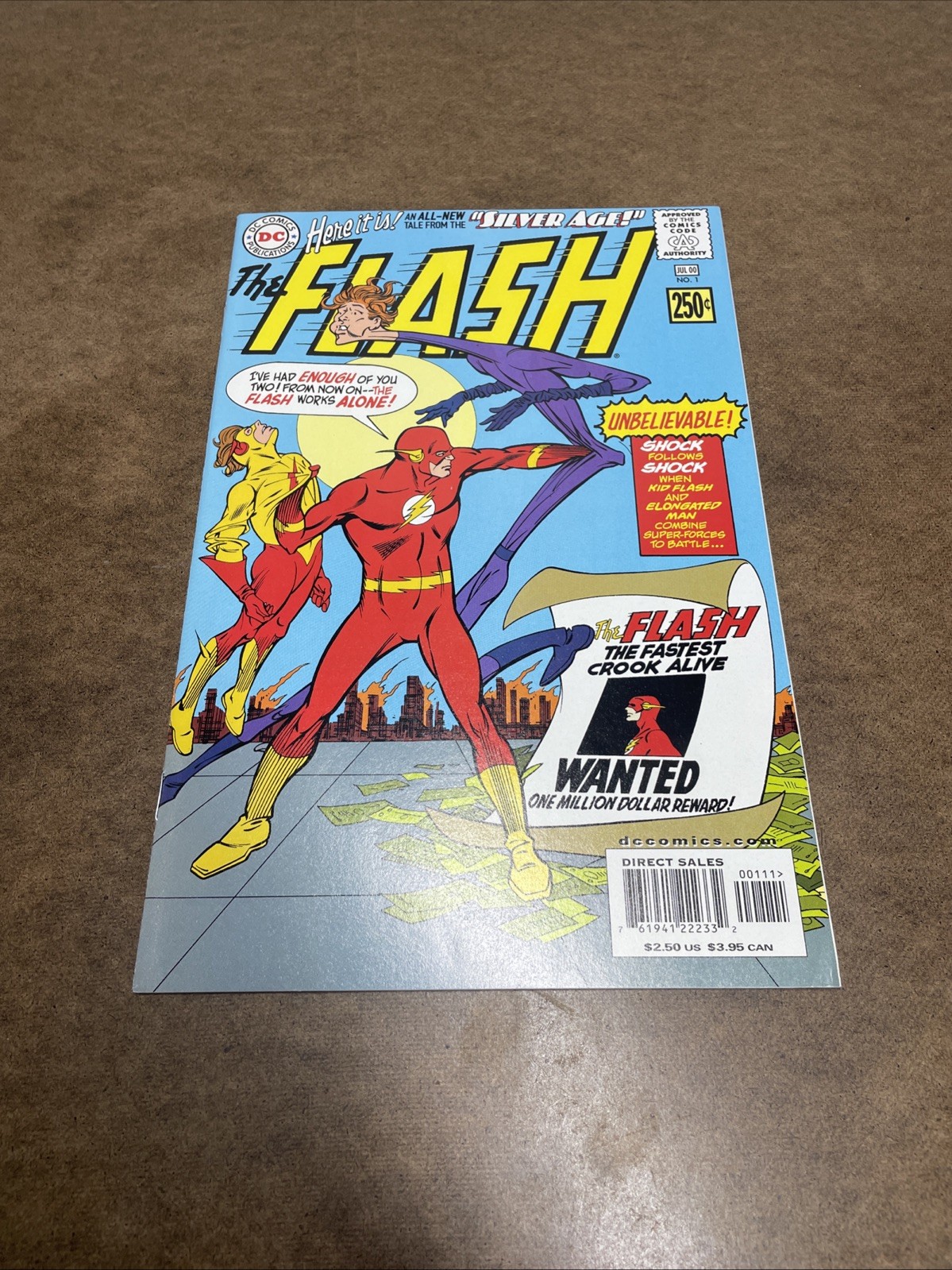 SILVER AGE: FLASH #1 ONE-SHOT DC COMIC BOOK – VF+