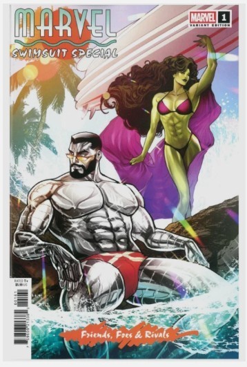 MARVEL SWIMSUIT SPECIAL FRIENDS FOES & RIVALS #1 2025 LUCAS WERNECK VARIANT