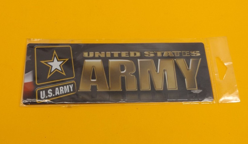 United States Army U.S. Logo Magnet Car Fridge Locker Decal 8″ x 3″