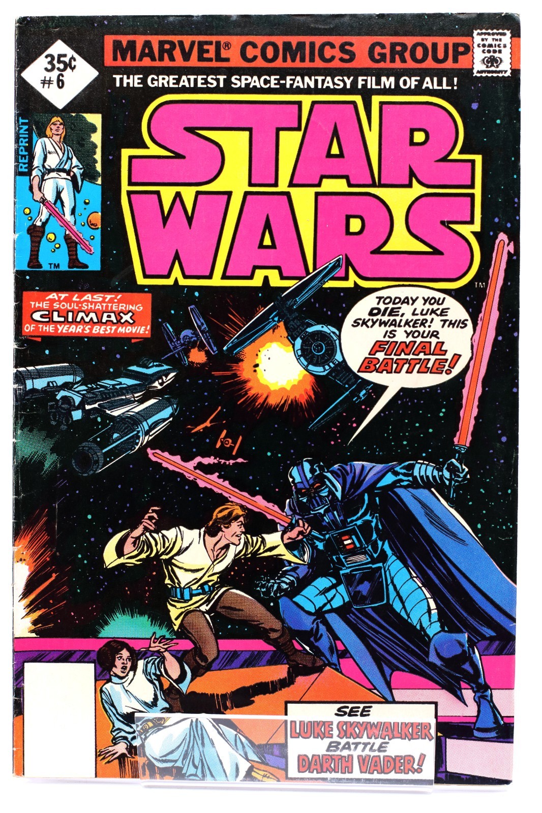 STAR WARS #6 (REPRINT WHITMAN MULTI-PACK) • [5.0] • 1977 • Rick Hoberg • MARVEL