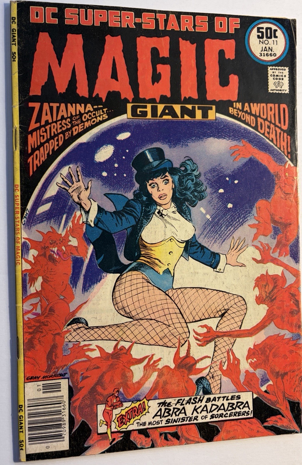 DC Comics DC Super-Stars of Magic #11 (1977) – Zatanna, Flash Bronze Newsstand
