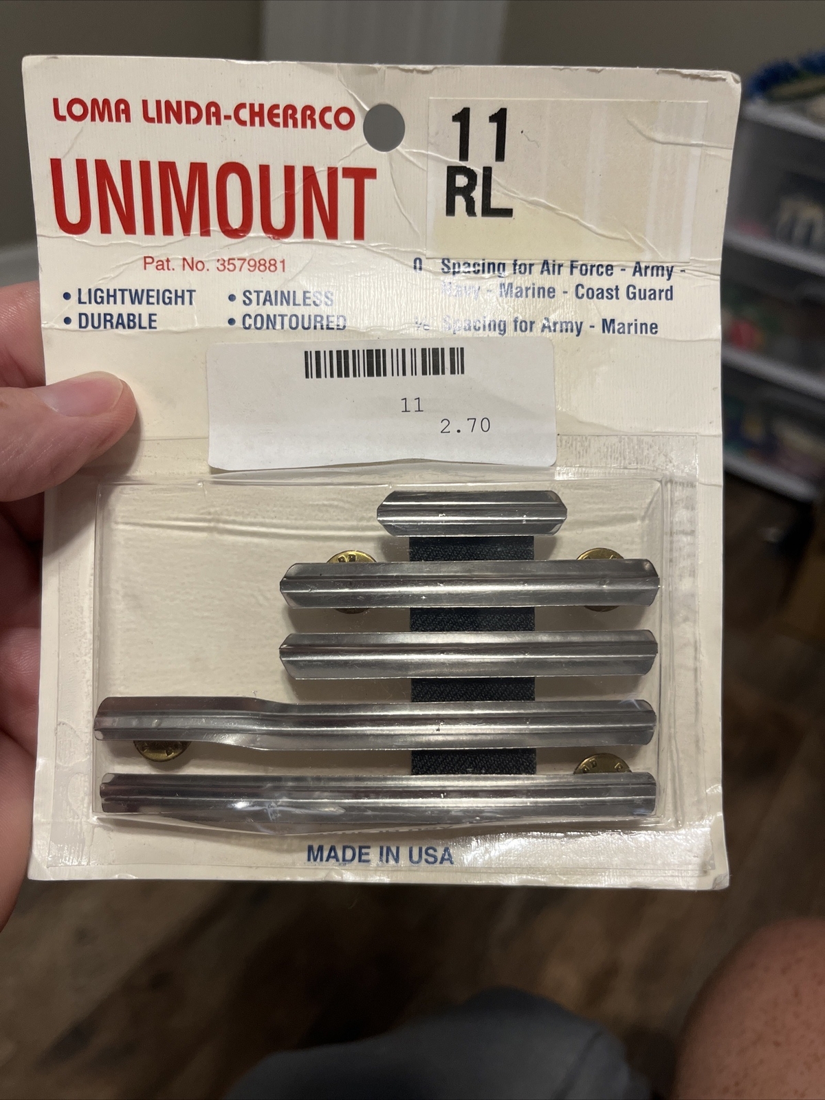Loma Linda Cherrco Unimount 11RL, 1/8″ spacing.Made in USA, New in Package