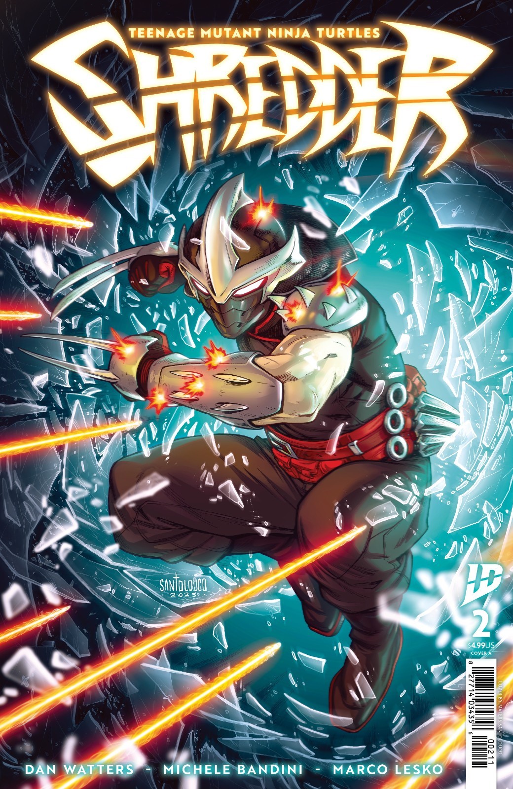 Teenage Mutant Ninja Turtles: Shredder #2 Cover A (Santolouco) (IDW Comics 2025)