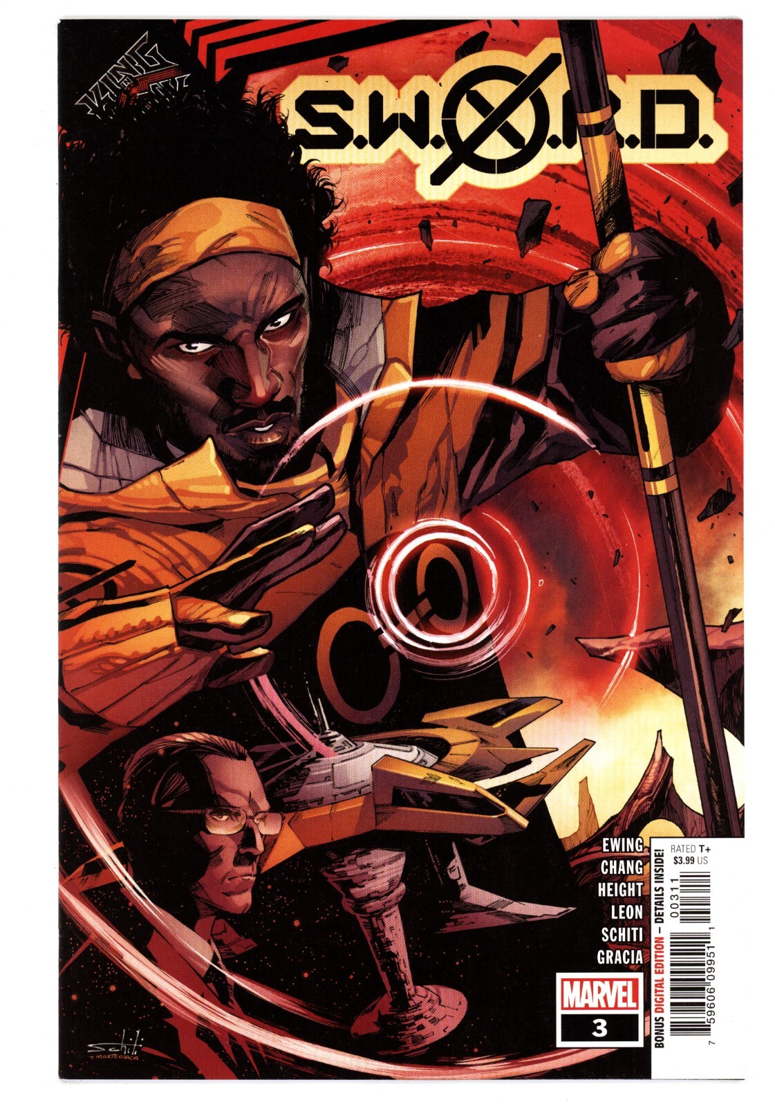 S.W.O.R.D. (2nd Series) #3 NM 9.4 2021 Valerio Schiti Cover