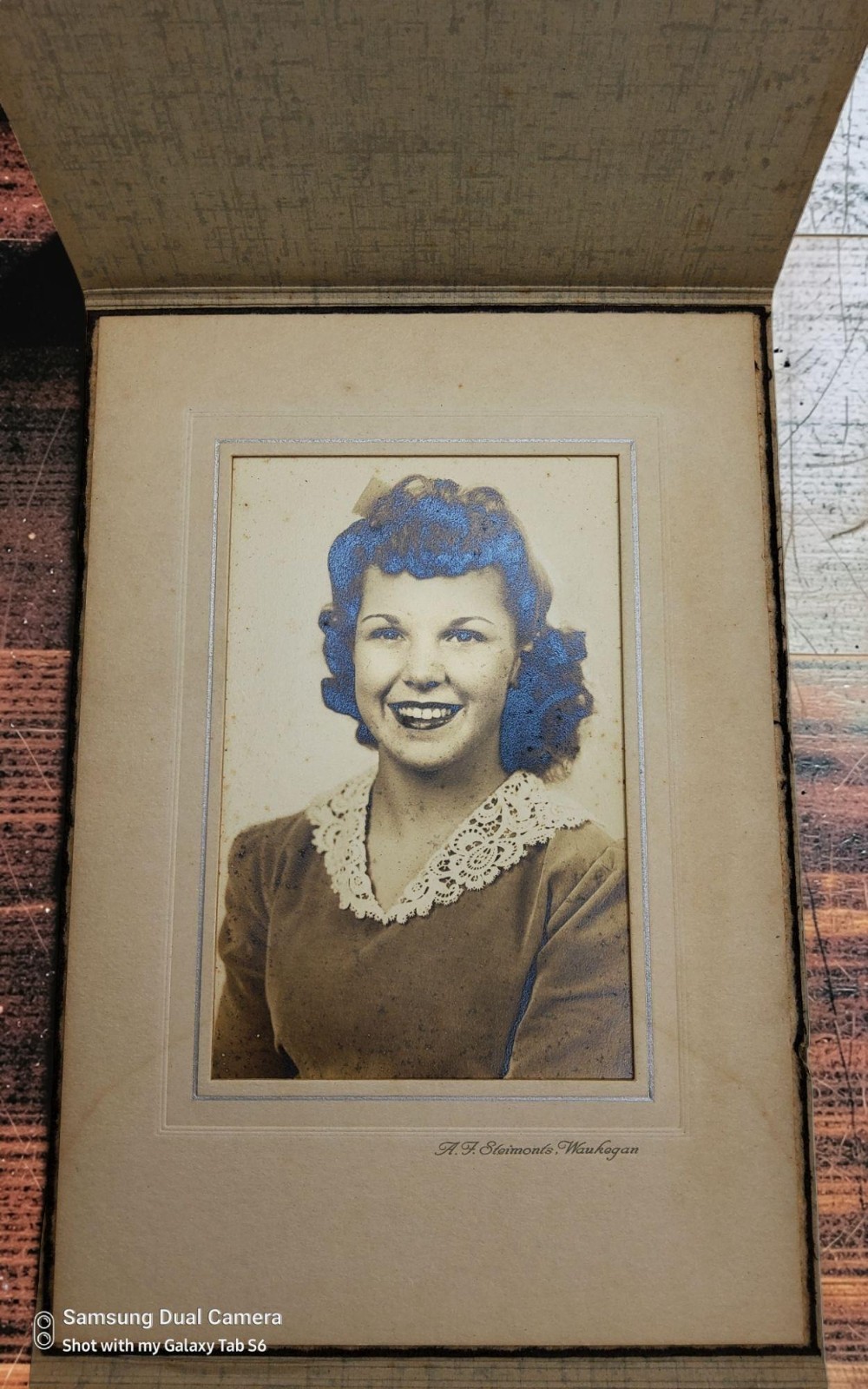 vintage 1940s beautiful black and white studio monochrome photograph.