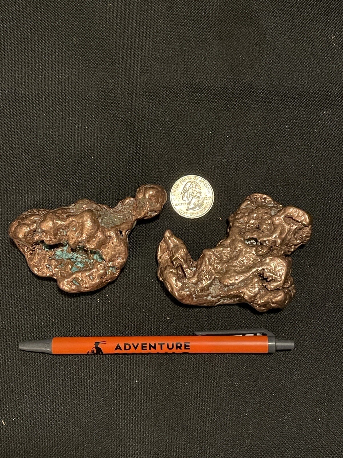 1 Pound of 3” Tumbled Copper Nuggets Natural Michigan Native Ore Pure Cu Metal