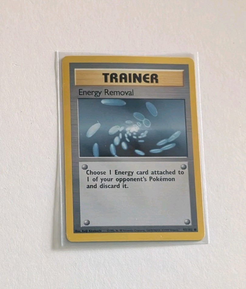 Energy Removal 92/102 Pokemon Base Set Unlimited