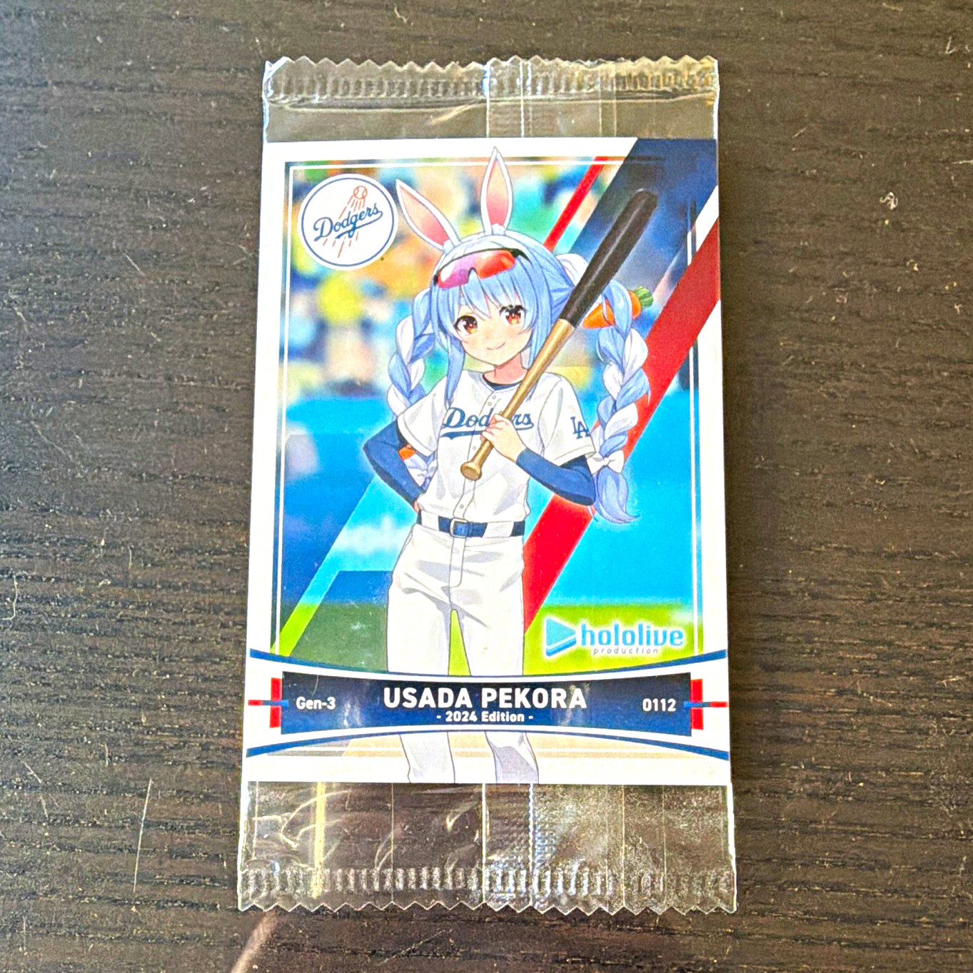 SEALED 2024 Dodgers Hololive Promotional Card 3-pack