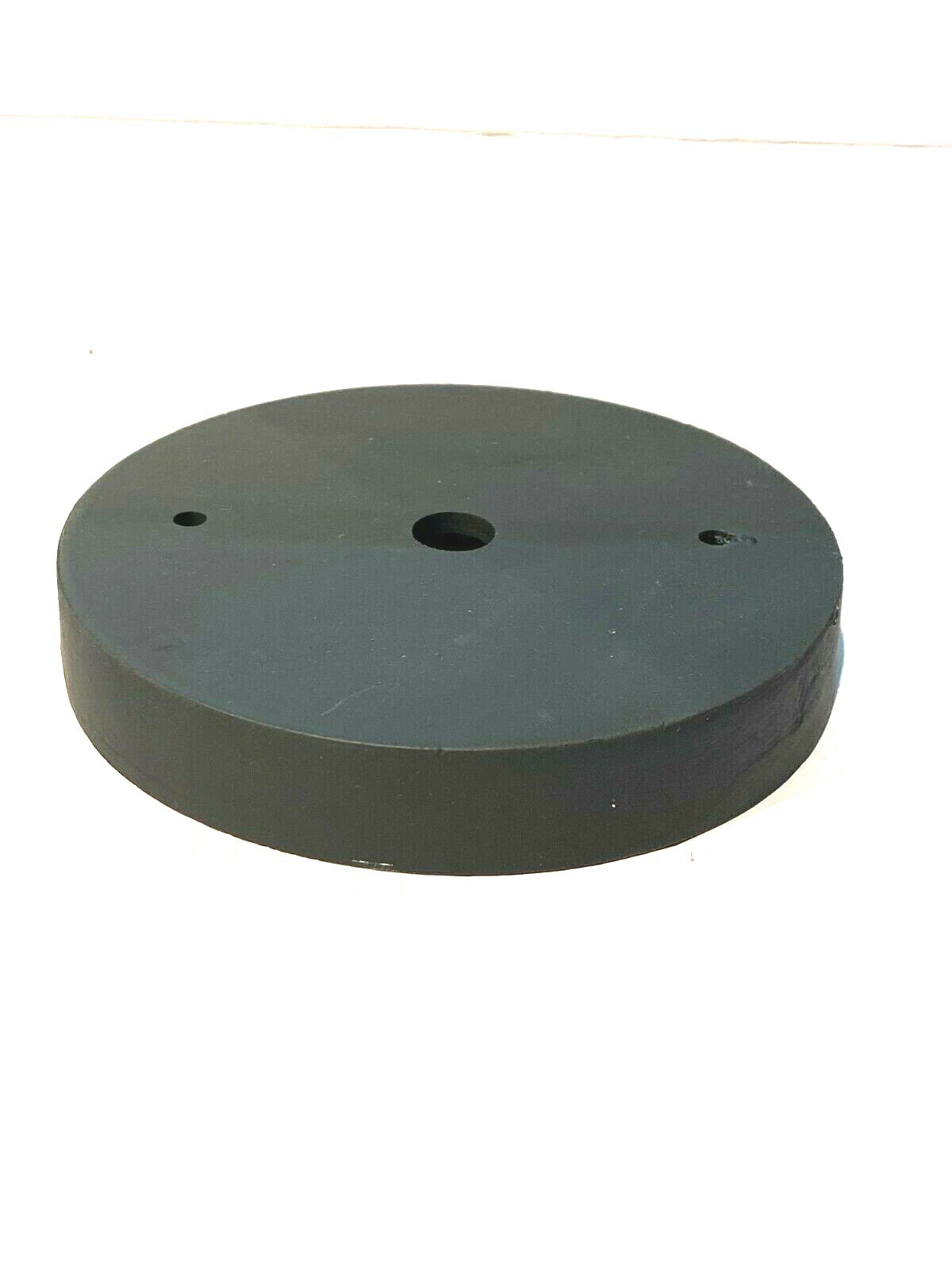 NEW: BLACK SATIN FINISHED CAST IRON 5″ BACKPLATE, CANOPY, LAMP PART