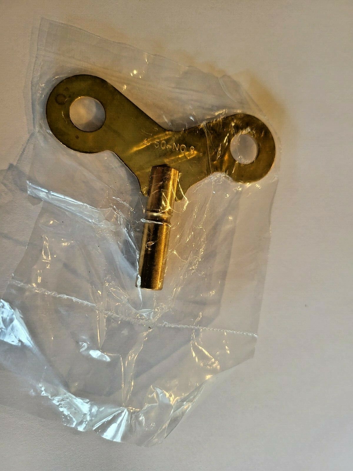 Solid Brass Large Clock Key Size 9 KEY 4.5 mm Wall Mantel Clock Parts New