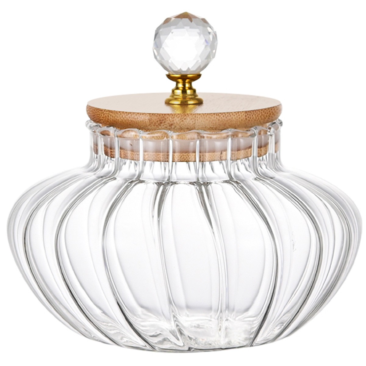 1Pcs High Borosilicate Glass Strip Sealed Jar,Kitchen Storage Jar, Coffee Jar