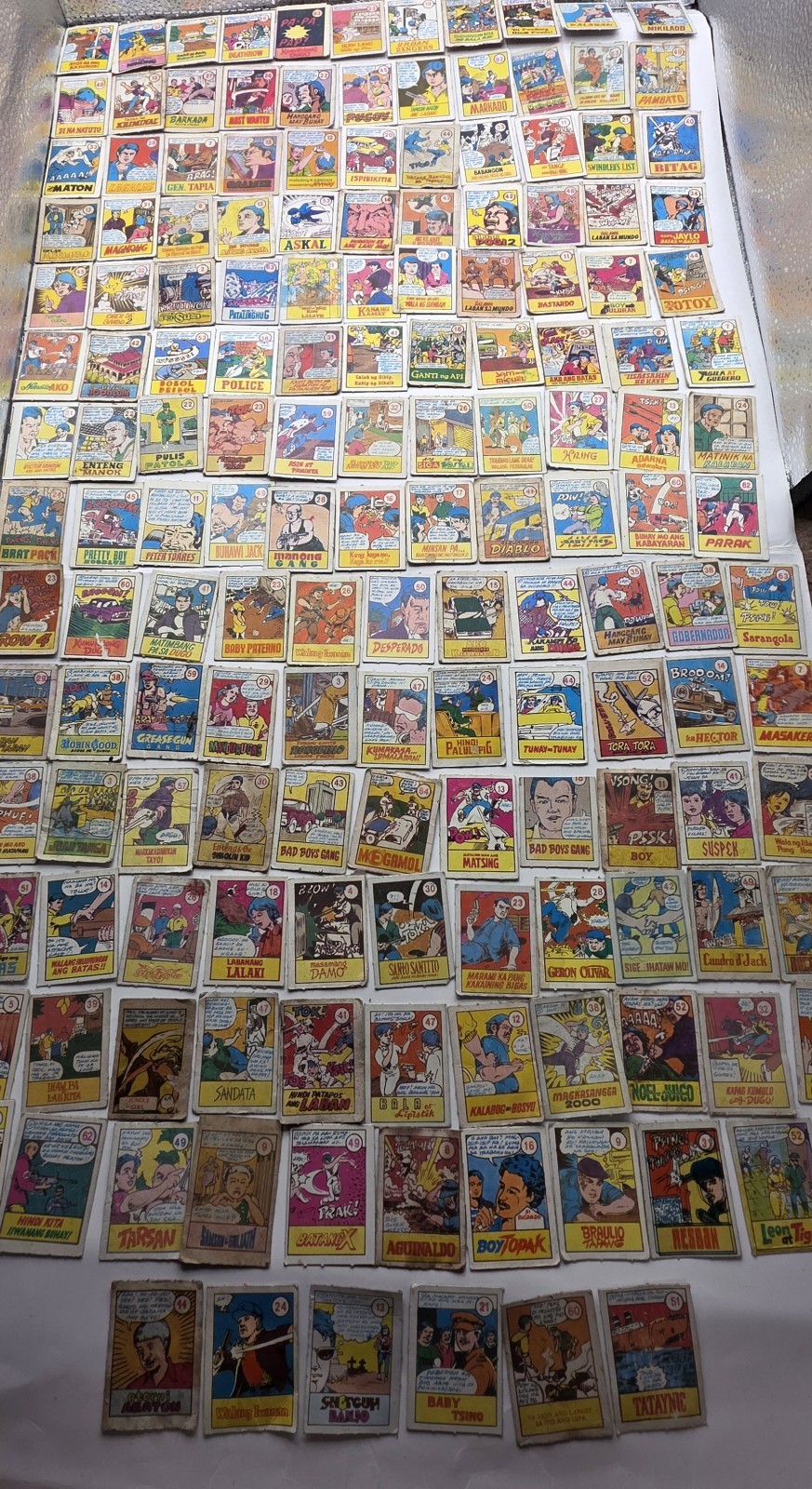 1990s Philippines TEKS Trading Cards Assorted.No Duplicate.160pcs.Mix Condition.