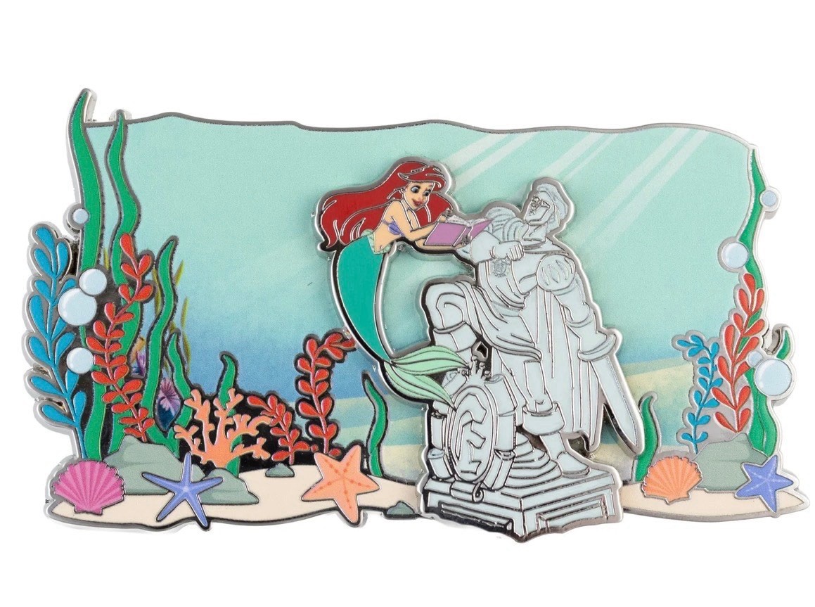 Pink A La Mode Little Mermaid Under the Sea Jumbo pin LE 500 Ariel PALM