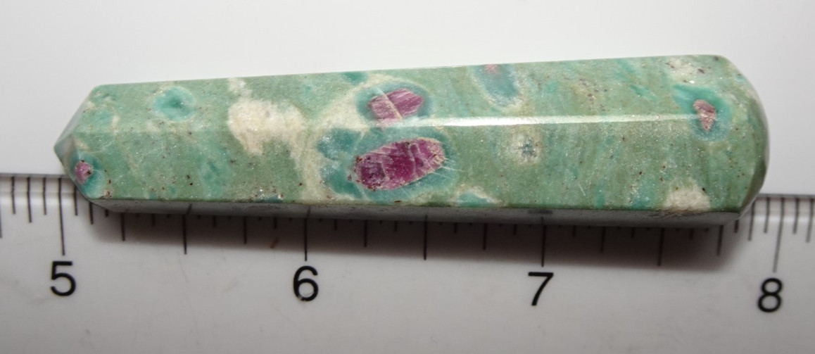 Ruby Fuchsite Massage Wand Reflex Point sc620l