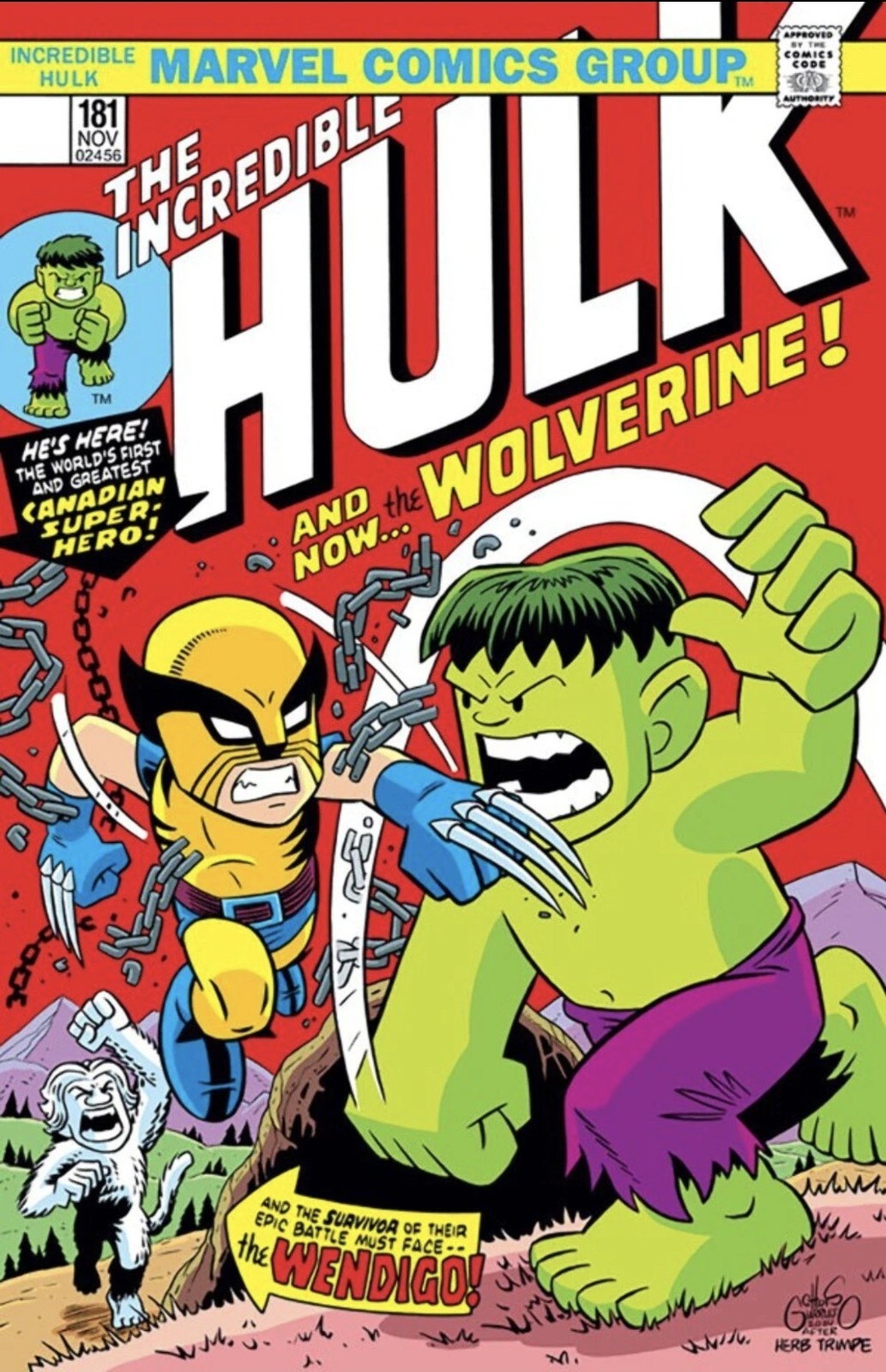 Incredible Hulk #25 Chris Giarrusso Hulk 181 Homage Variant Marvel 2025 NM