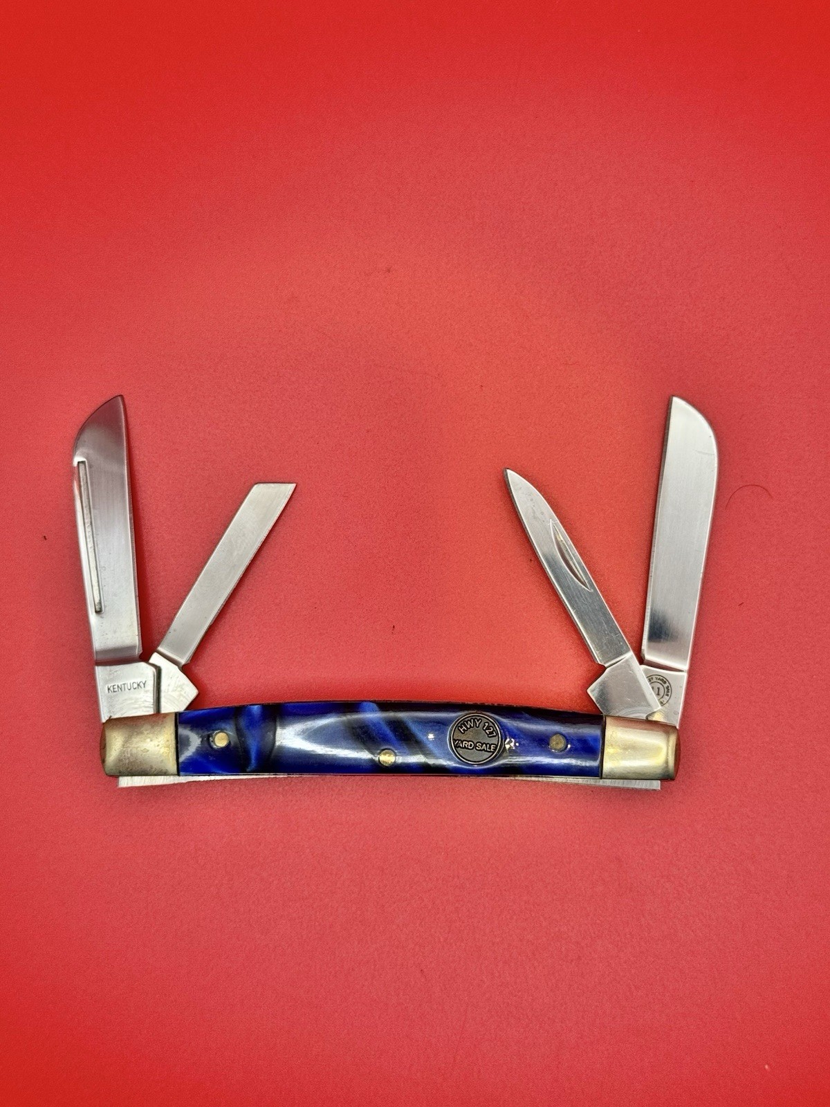 New Troublesome Creek HWY 127 Yard Sale 4 Blade Congress Pocket Knife
