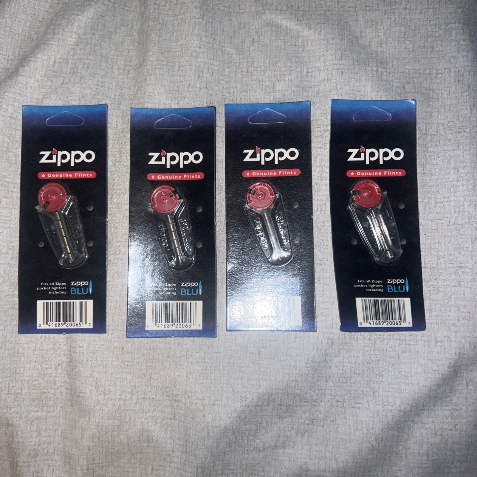 New Zippo Lighter Replacement x 4 packs of 6 flints