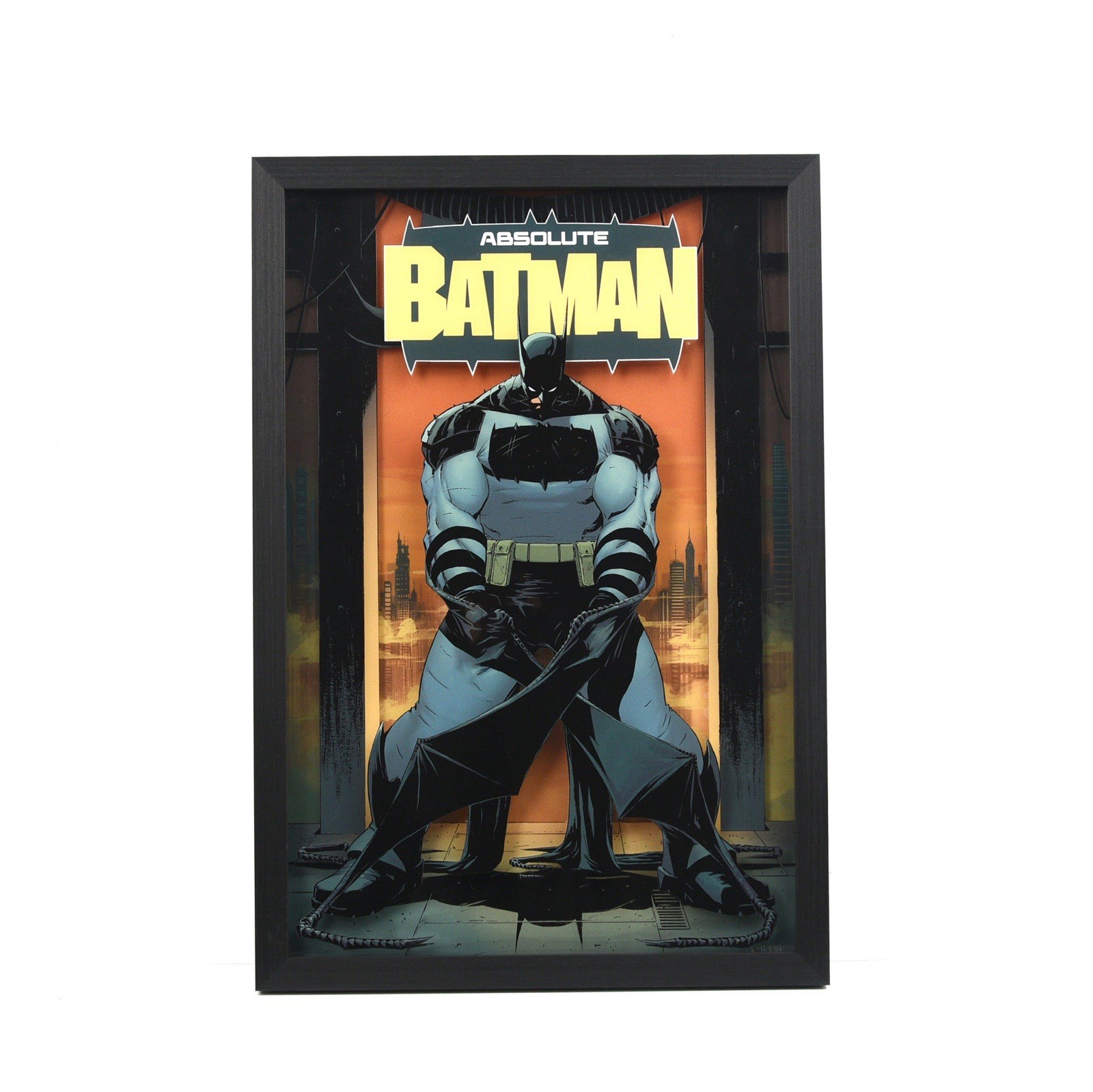 Bottleneck Dragotta Absolute Batman #1 Framed Acrylic Diorama 16×24 In-Hand 150
