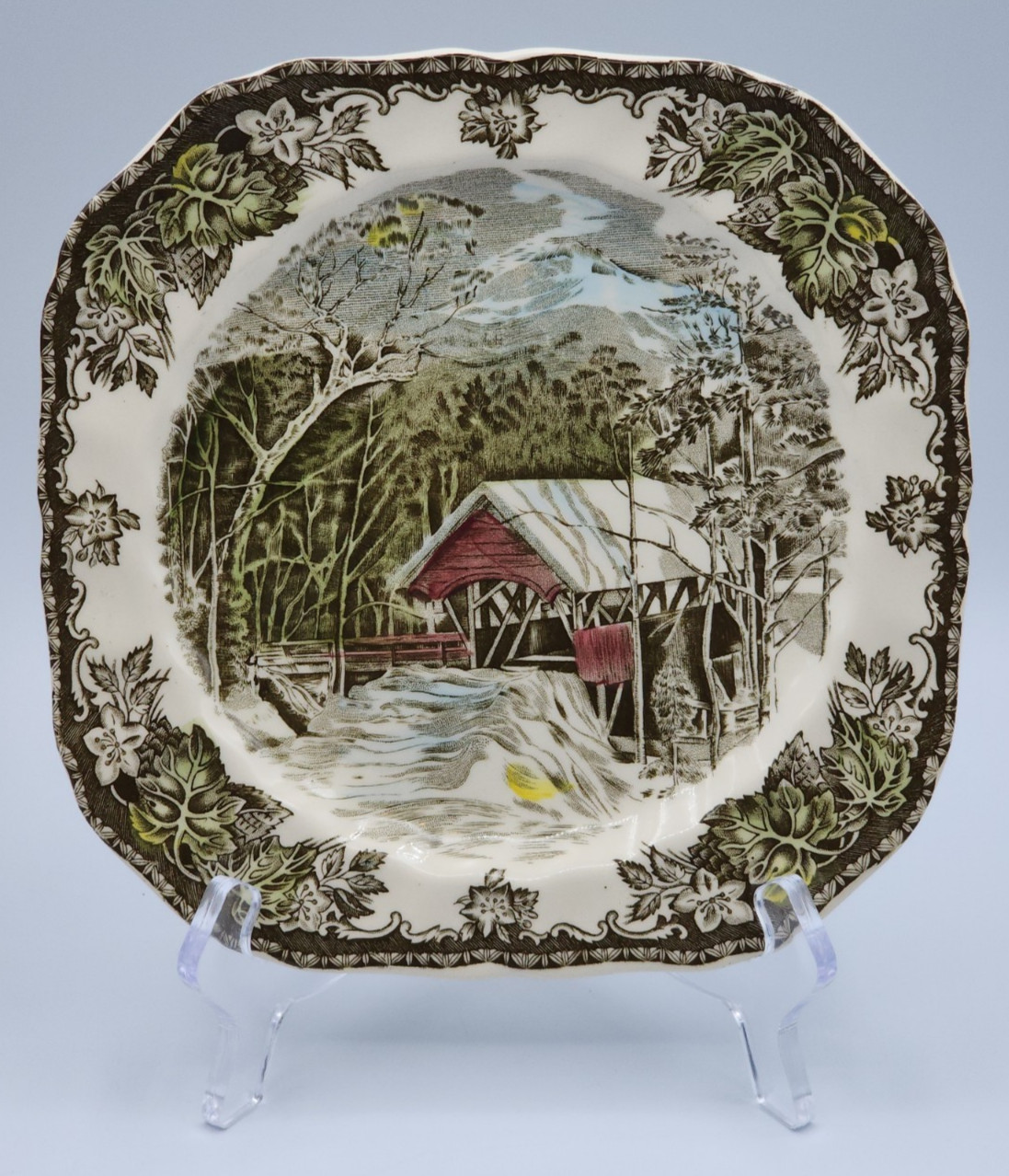 Johnson Bros The Friendly Village Square Salad Plates 7 1/2″ Set of 6