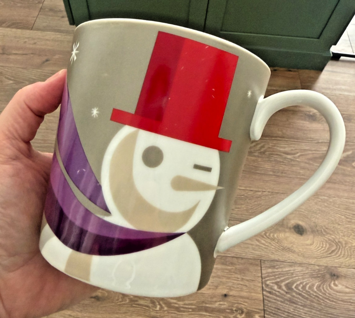 Starbucks Snowman Coffee Cup, Vintage Inspired When We Are Together Mug, Replace
