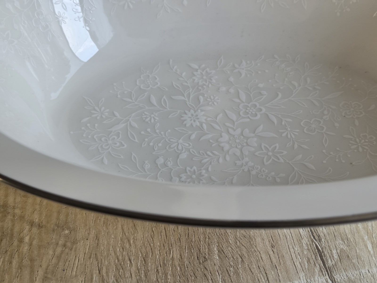 Noritake Affection 7192 Ivory China 2-Pc Serving Set – Oval Platter Vegi Bowl