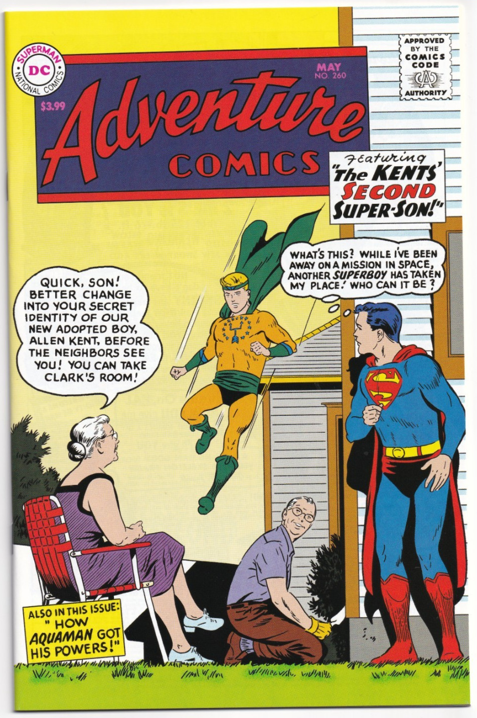 Adventure Comics 260 Facsimile Reprint 2023 DC Coleman Curt Swan & Stan Kaye