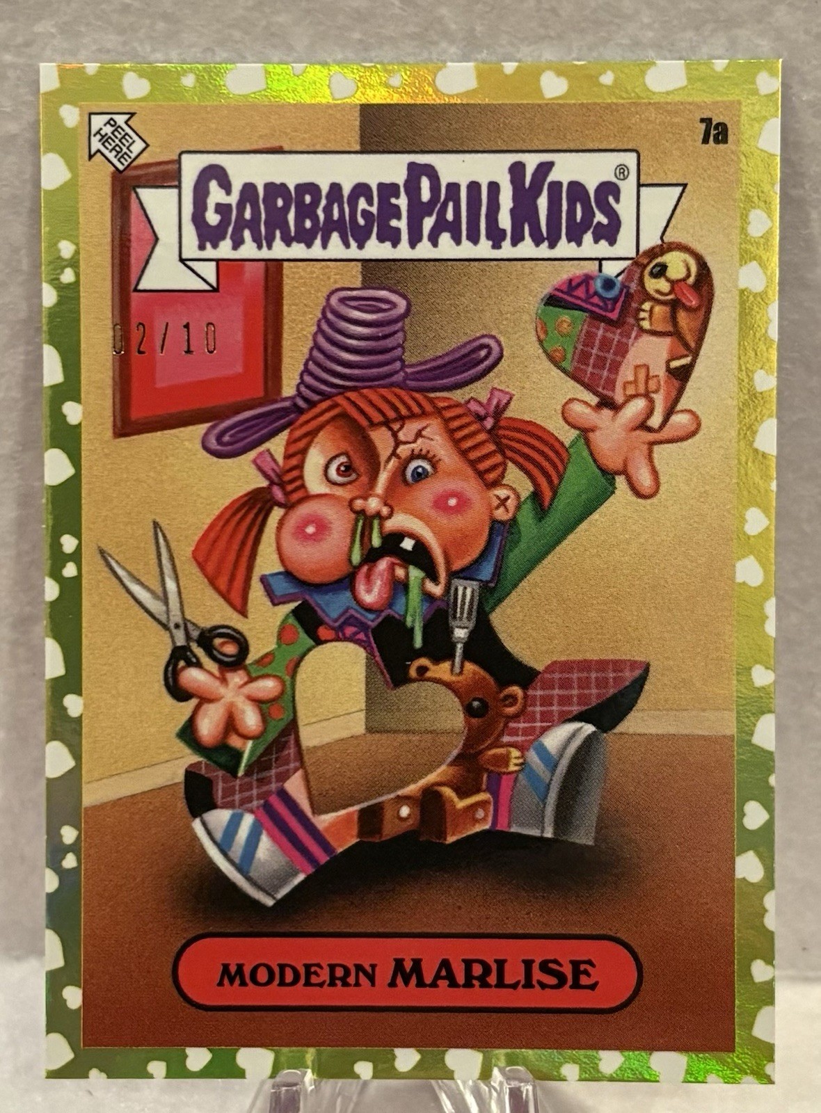 2026 GPK VALENTINES DAY YELLOW HEARTS PARALLEL MODERN MARLISE 7a 2/10-FREE SHIP