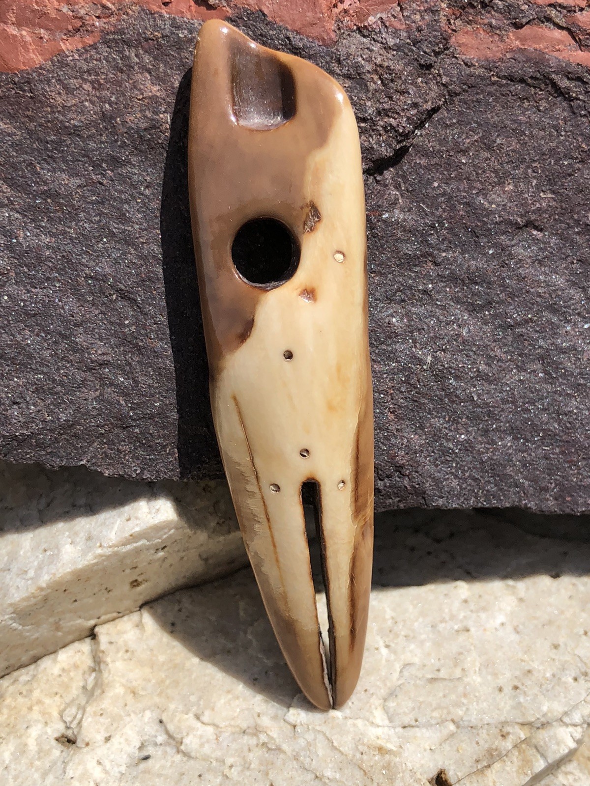 Inuit Toggle Harpoon Point Artifact – Bering Sea Alaska #104