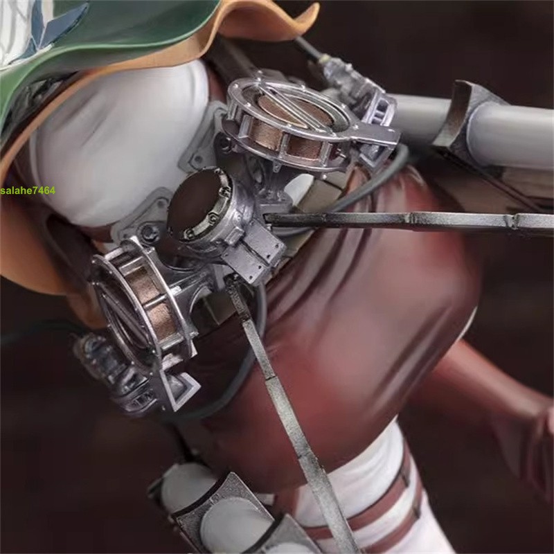 Attack On Titan Stump Mikasa Ackerman PVC Figure Model Statue Ornament Toy Gift