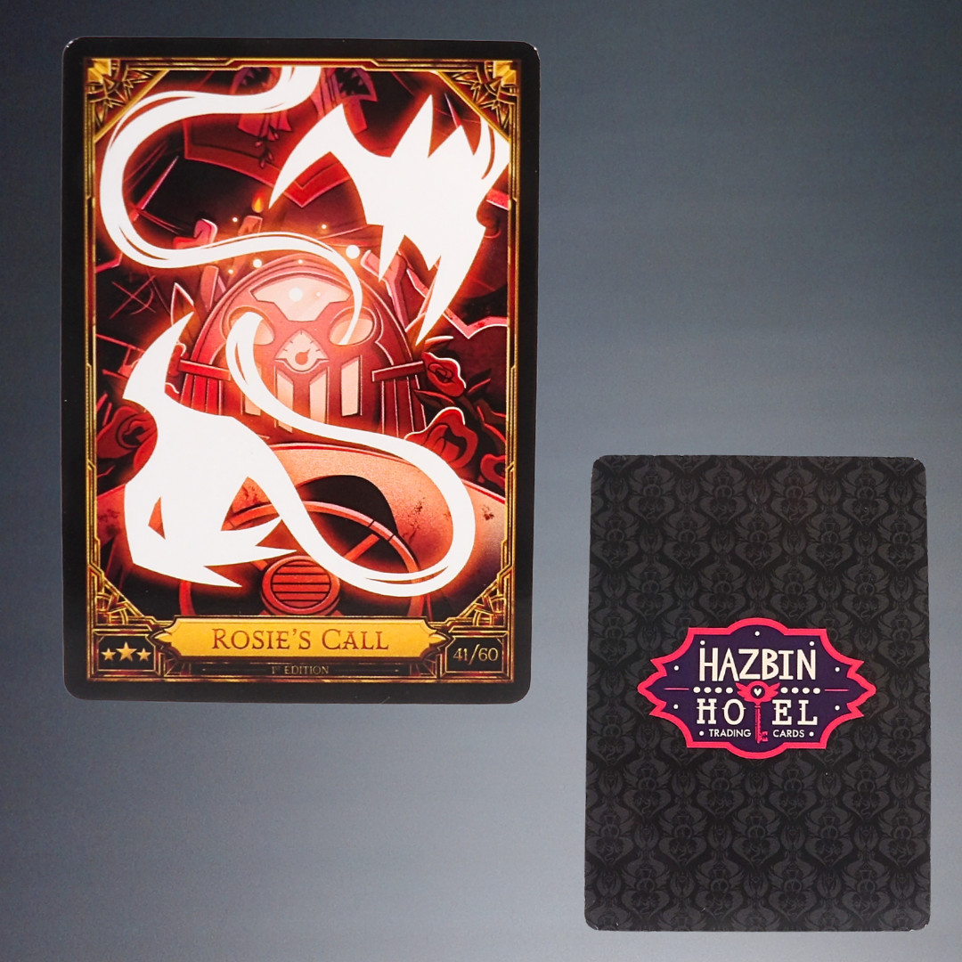 2026 HAZBIN HOTEL TC SEASON 2 1ST EDITION ROSIE’S CALL 41/60 RARE NON FOIL CARD