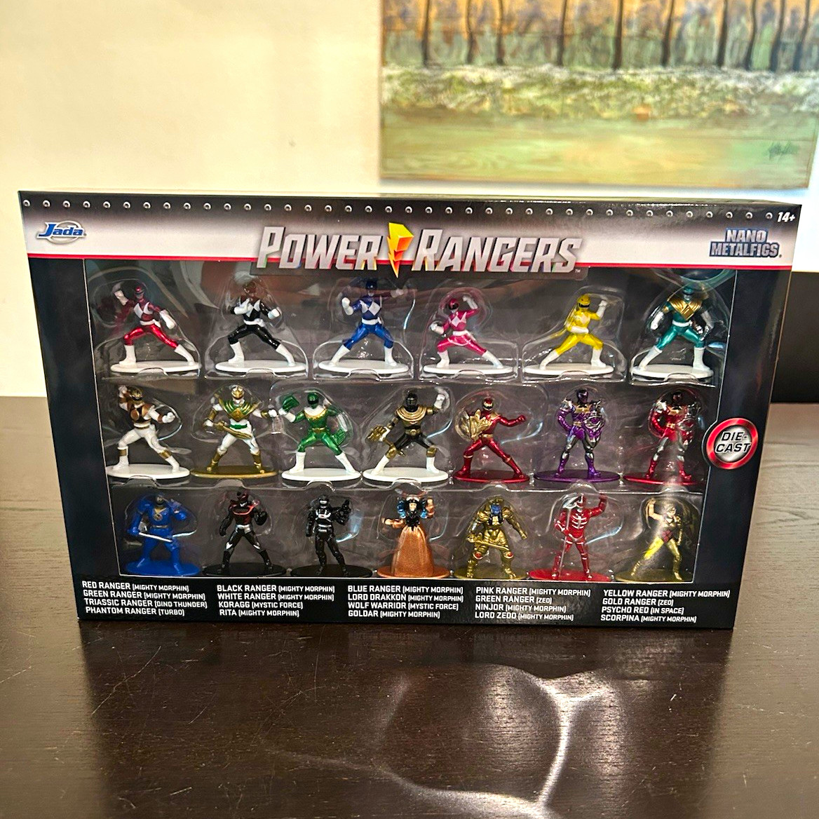 Jada Nano Metalfigs Power Rangers 20-Pack Die-Cast Figure Multipack Set