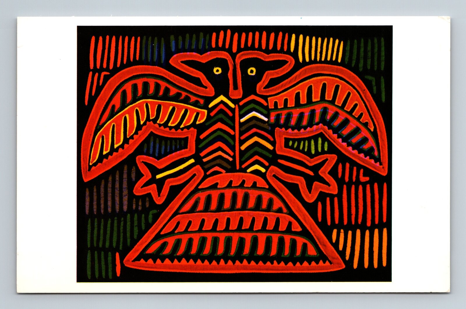 Postcard Panama The Mola Part of Female of Dress Indian Cuna Tribe