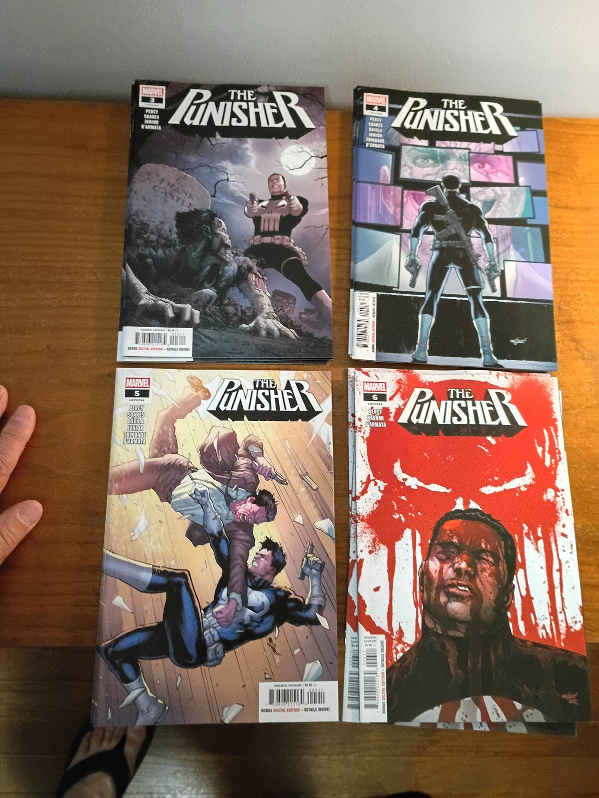 PUNISHER # 3 4 5 & 6 MAIN COVER MARVEL COMICS 2026 NM+