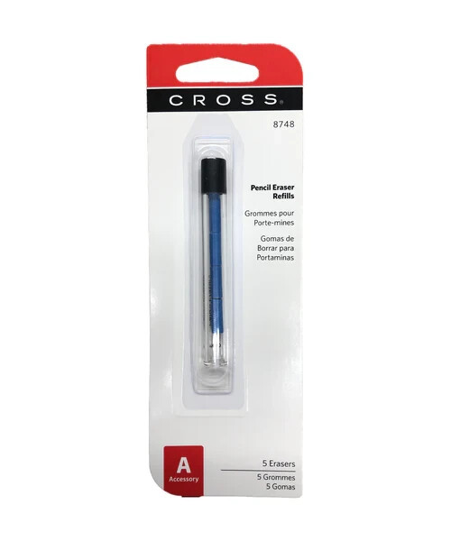 Cross Erasers 8748 For Old Style 0.7mm Cross Pencils New In Pack 20 Erasers