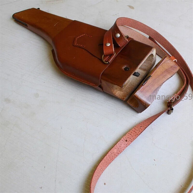 US STOCK!!! Handmade WW2 German Mauser C96 Wood Holster Butt Broomhandle Collect