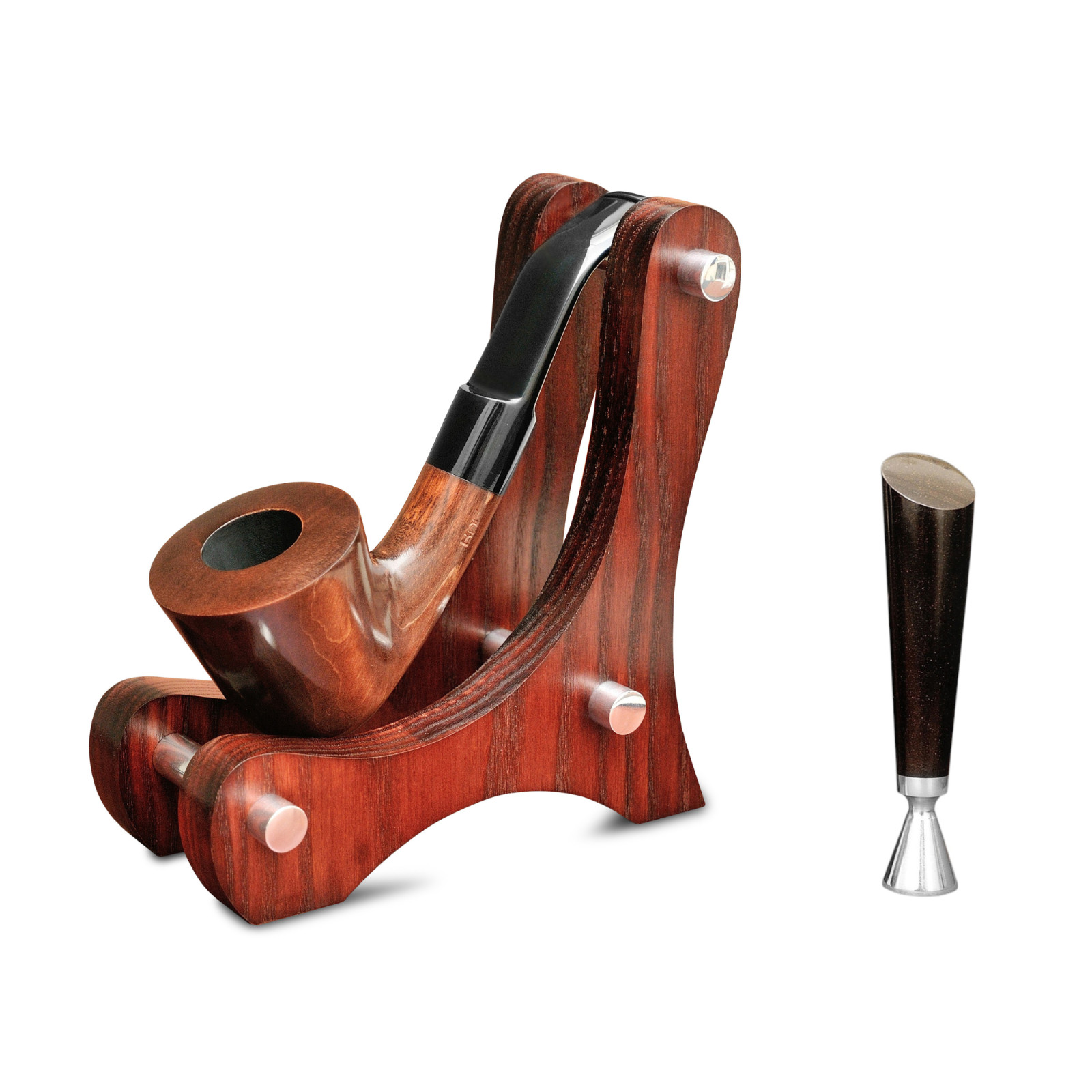 Sherlock Holmes pipe Smoking tobacco set tamper and stand for beginner smoker