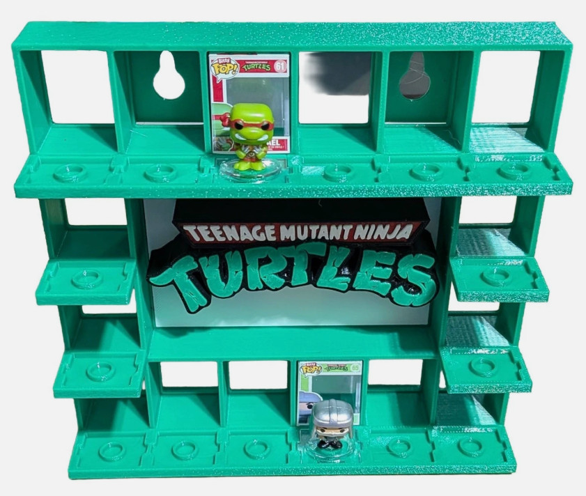 Teenage Mutant Ninja Turtles Bitty Pop Display (Breakout Series) (3D Printed)